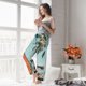 thumbnail image 5 of Balery Vintage Surf Van Beach Pantalones de pijama para mujer, pijamas ultraligeros, pantalones de estar por casa-3X-Large, 5 of 6