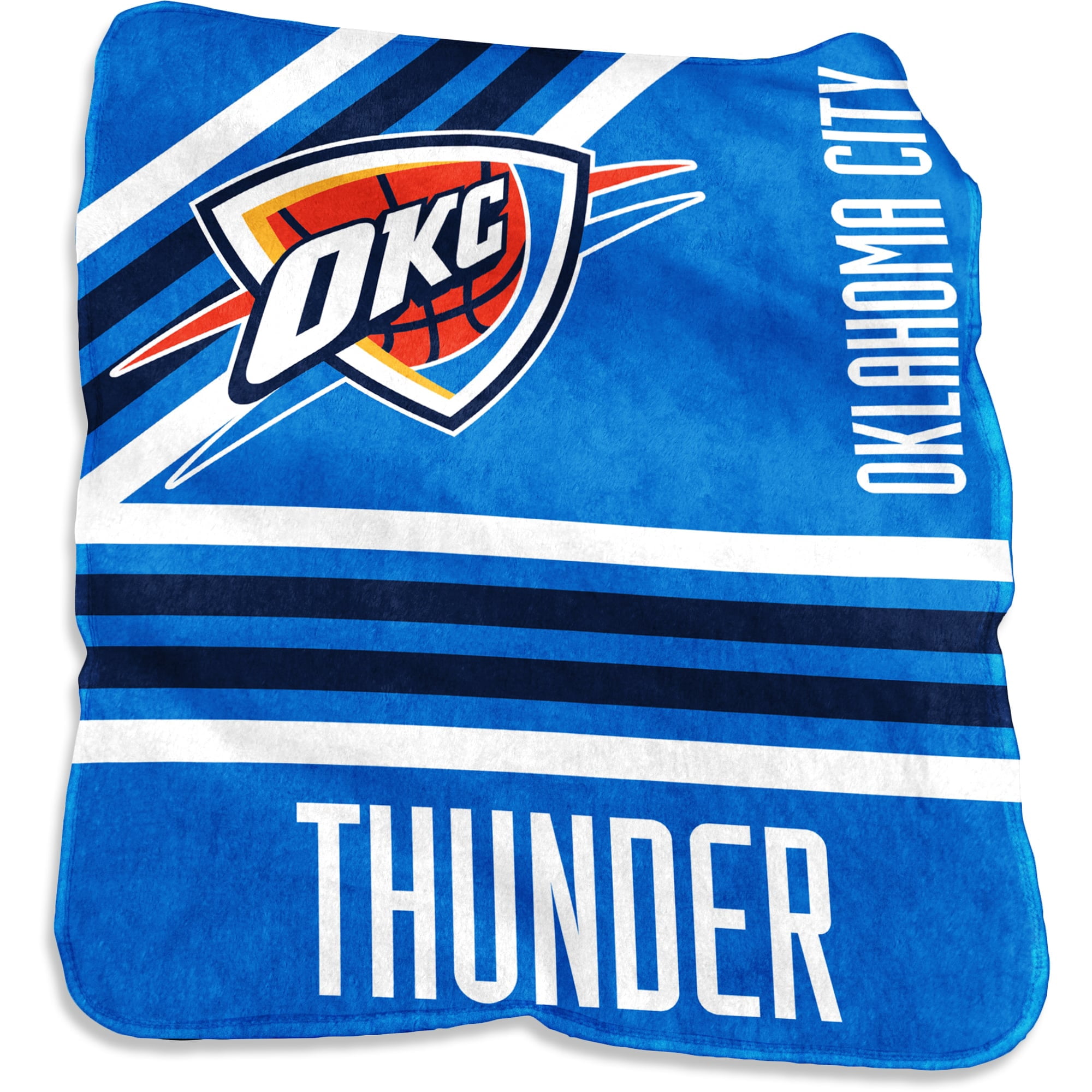 Oklahoma City Thunder 50 x 60 Plush Raschel Throw Blanket