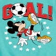 thumbnail image 3 of Disney - Mickey & Friends - Goal - Mickey Plays Soccer - Toddler And Youth Girls Short Sleeve Graphic T-Shirt, 3 of 5