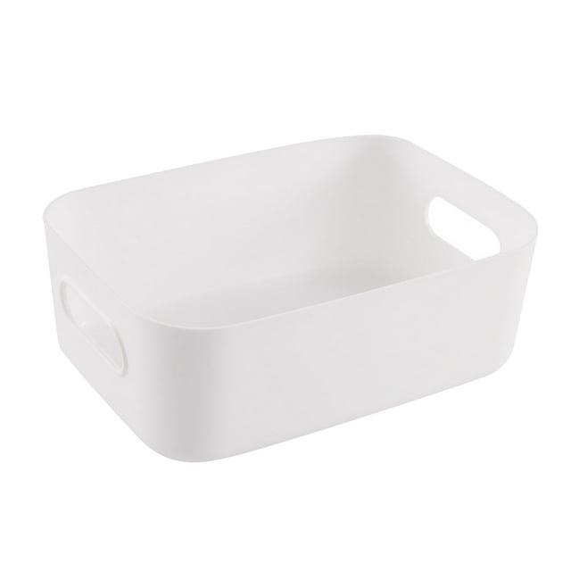 Amdohai Storage Basket Desktop Portable Kitchen Refrigerator Basket Bathroom Desktop Storage Box Snack Cosmetic Organizing Box for Cabinet Office