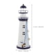 thumbnail image 3 of Farol de vela LED con forma de faro, estilo mediterráneo, portavelas de hierro para muebles de escritorio, decoración del hogar, 3 of 6
