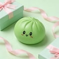 thumbnail image 2 of WEGFTDUOP Decompression Squeeze Toy Lovely Simulation Bun Ornament Silicone Home Desktop Decor, 2 of 5