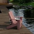 thumbnail image 3 of Wildridge Contemporary Adirondack Chair, Cherrywood - All-Weather Recycled Plastic Furniture for Patio, Deck, Lawn, 3 of 4