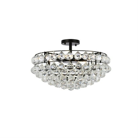 

Savannah 20 inch flush mount in black