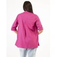 thumbnail image 4 of Blazer ligero de lino AMAD Casual para mujer Talla M, 4 of 5