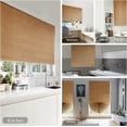 thumbnail image 3 of Persianas temporales, persianas plisadas verticales, sin perforaciones, autoadhesivas, fáciles de instalar, se adaptan a persianas enrollables para baño, cocina, sala de estar, oficina y ventana., 3 of 8
