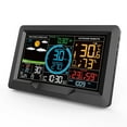 thumbnail image 2 of Professional Wireless Weather Station Weather Forecast Wind Speed Barometric Weather Station Clock Rain Gauge Outdoor Sensor ,Accurate Time, 2 of 7