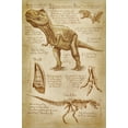 thumbnail image 2 of Art.com Tyrannosaurus Rex Dinosaur - DiVinci Style Stretched Canvas Print Wall Art by Lantern Press, 24" x 36", 2 of 4