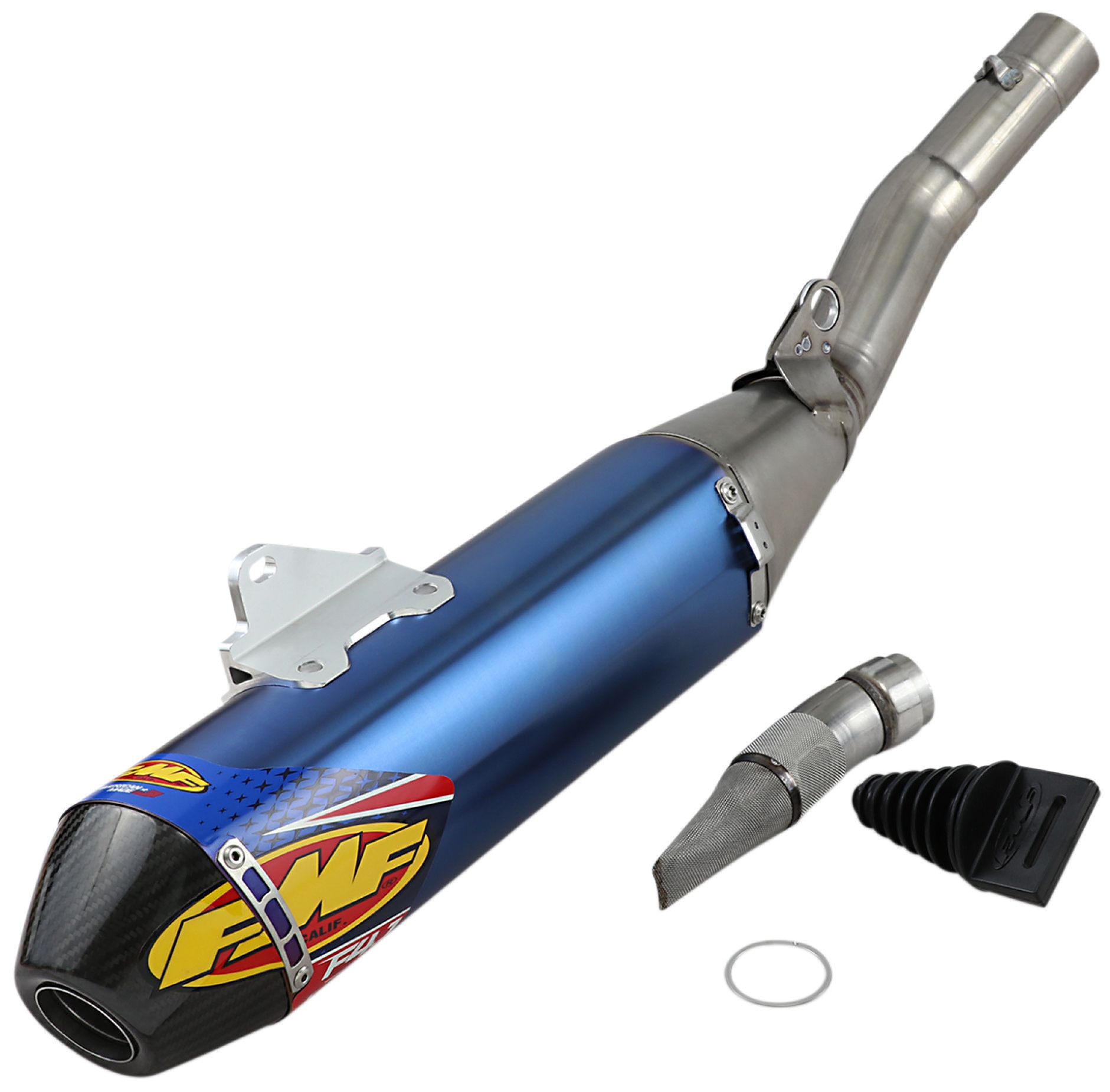 FMF Factory 4.1 RCT Muffler Anodized Titanium/Carbon (045629