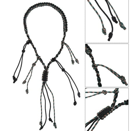 EIMELI Portable Nylon Duck Goose Call Lanyard Braid Paracord for Outdoor Hunting Hunting Lanyard Hunting Paracord
