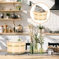 thumbnail image 3 of FESTFENDS 1Pack Rice Storage Bucket for Food Storage and Mixing in Khaki 7.47X6.29X3.93in, 3 of 4