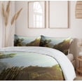 thumbnail image 6 of Ambesonne Landscape Duvet Cover Set, Nepal Forest Majestic, 2-Calking, Green Pale Yellow, 6 of 6