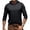 Black, variant on Men's Solid Color Long Sleeve Cotton Hooded Base Layer - Outdoor Top for Men, Lightweight Thermal Shirt, Comfortable Fit, Ideal for Layering,Black,XL