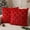 Red, variant on Christmas Light Embroidered Decorative Pillowcase Set (2-Piece) Soft Plush Cushion Cover with Embossed Tree Pattern Beige A