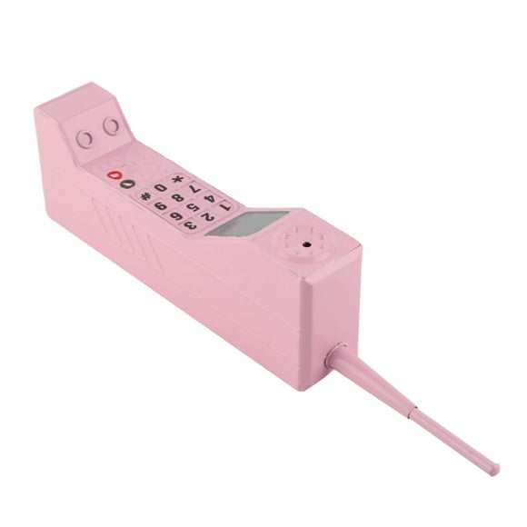 Adorno de decoración de teléfono celular retro vintage portátil ligero, material de jierro, modelo decorativo que no Destiñen, diseño vívido, para decoración del hogar y la