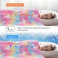 thumbnail image 6 of Cooling Blanket for Hot Sleepers,Glow in the Dark Blanket Unicorns blanket for Girls,Soft Summer Blanket for Boys Girls,50x60In, 6 of 7