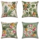 thumbnail image 1 of Fundas de cojín de piña de 45 x 45 cm, fundas de almohada decorativas de frutas tropicales, fundas de almohada de terciopelo suave, juego de 4, 1 of 3