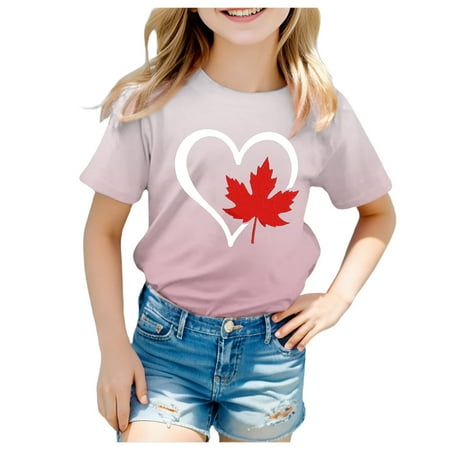 

Toddler Girl s Tee Shirts Summer Unisex Kids Print Tee Boy Girl Funny T Shirts Short Sleeve Round Neck Top For 3Y Short Sleeve T-Shirt 12-13 Years