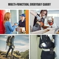 thumbnail image 3 of KATOLK Dual Phone Holster,Belt Phone Pouch, Large Smartphone Pouch Cell , Multi-Purpose Cell Phone Case, 3 of 7
