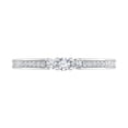 thumbnail image 3 of 14k White Gold 3-Stone Diamond Engagement Ring (0.22 Carat) (Ring Size 10) (I1-I2 Clarity), 3 of 4
