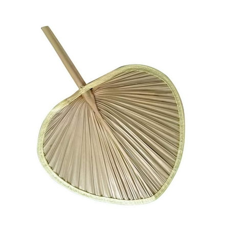 

BESTHUA Rustic Handmade Fan Natural Woven Palm Leaf Hand Fan Chinese Style Handle Fan Summer Cooling Supplies Wall Decor for Home Farmhouse refined