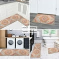 thumbnail image 5 of Boho Kitchen Rugs Sets of 2,Vintage Washable Anti Fatigue Kitchen Runner Mats for Floor, Non Slip Comfort Standing Holiday Decor Mat for Sink, Laundry, Office 17"x 47"+17"x 30", 5 of 6