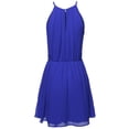 thumbnail image 2 of Women's High Neck Pleated Dress w/ Waistband, 2 of 3