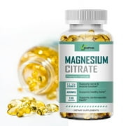 ZHPHK Magnesium Citrate 400mg Per Serving-Highest Potency Muscle Health Gluten Free 120 Capsules