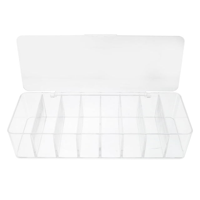 EASTIN Charging Cables Storage Box Cord Case Clear Container Lid Phone Charger Holder Accessory Tray Office