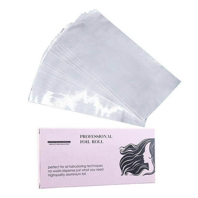 Hair Foils For Highlighting,Hair Foils for Bleaching,Color,Lightening Salon Foils For Hair Stylist Aluminum Foil Sheets