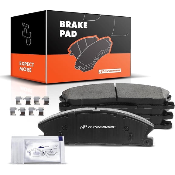 A-Premium Front Ceramic Disc Brake Pads Set Compatible with Select Ford and Lincoln Models - Taurus Explorer Flex Police Interceptor Sedan/Utility Special Service Police Sedan MKS MKT