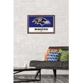 thumbnail image 2 of NFL Baltimore Ravens - Logo 21 Wall Poster, 14.725" x 22.375", Framed, 2 of 3