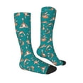 thumbnail image 3 of Balery Giraffes Doing Various Yoga Fun Novelty Socks Men'S Women'S Crew Socks Funny Crazy Novelty Socks Quirky And Cool Socks, 3 of 9