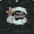 thumbnail image 4 of Inktastic Happy Easter with Cross and Flowers Boys or Girls Toddler T-Shirt, 4 of 5