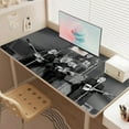 thumbnail image 4 of The Beatles-themed extra-large Non-Slip Base leather Desk Table mat—versatile for computer desks, dining tables, and more.16"x32"(40X80cm）, 4 of 6
