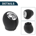 thumbnail image 5 of Unique Bargains Gear Shifter Knob 6 Speed Manual Gearbox Stick Shifter Lever Knob for Renault Megane 2009-2015 Plastic, 5 of 6