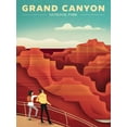 thumbnail image 2 of Wickstrom, Martin 25x32 White Modern Wood Framed Museum Art Print Titled - Grand Canyon, 2 of 4