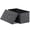 30Inch Dark Gray, variant on 30 inches Folding Ottoman with Storage, Bedroom Footrest Bench, Rectangle Sotrage Chest for Living Room Entryway, 30"x15"x15", 85L, Faux Leather, Black