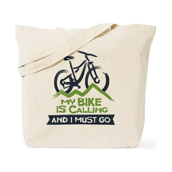 CafePress - My Bike Is Calling Tote Bag - Unisex Canvas Tote Bag, Beige, 1-Piece