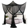 thumbnail image 2 of Bed Cover, Full Bed Curtain, Courtyard Mosquito Net Curtain, Indoor and Outdoor Mosquito Net, Gothic Black Bed Cover, Halloween Decorative Mesh Canopy Curtain, 2 of 9