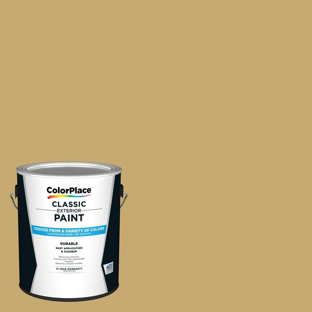 ColorPlace Classic Interior Wall & Trim Paint, Kings Ransom Gold, Flat