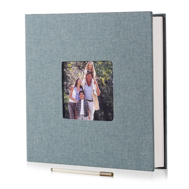 Álbum de fotos HoneyTolly, autoadhesivo, 60 páginas, lino