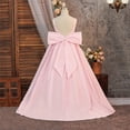 thumbnail image 4 of FYDUU Flower Girl Dress Girls Formal Wedding Pageant Gown with Back Bowknot Sleeveless Dresses A-Line Birthday Party Dress 8 Years, 4 of 7