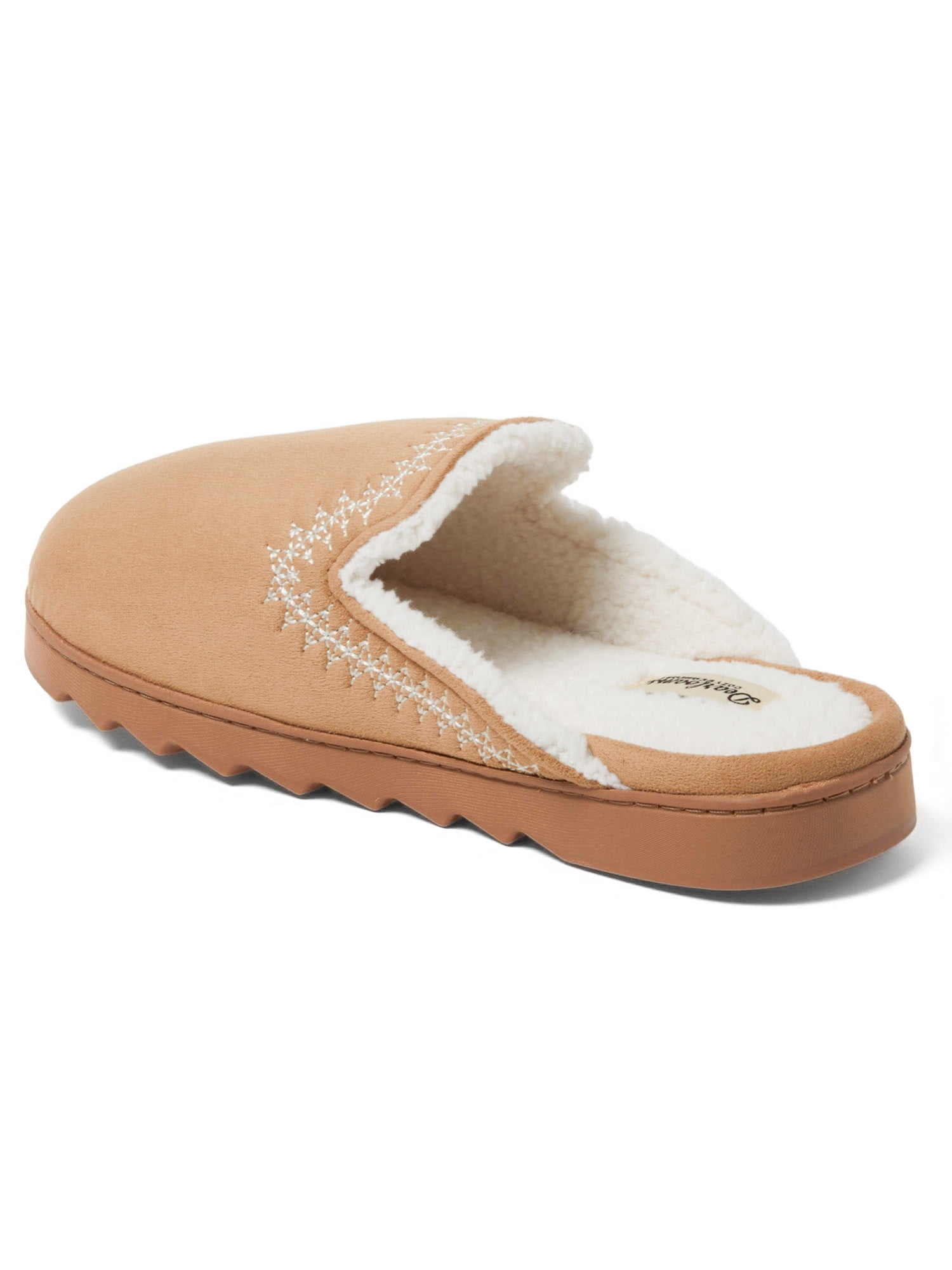 Dearfoams Cozy Comfort Women's Indoor Outdoor Embroidered Clog Slippers
