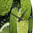 thumbnail image 3 of Designart "Fruit Refreshing Cucumber painting" Food & Beverage Oversized Wall Clock, 3 of 5