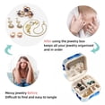 thumbnail image 4 of Flag of Israel Travel Portable Square Jewelry Box Earring Necklace Bracelet Organizer Storage Display Case Holder Stand Box Display, 4 of 6