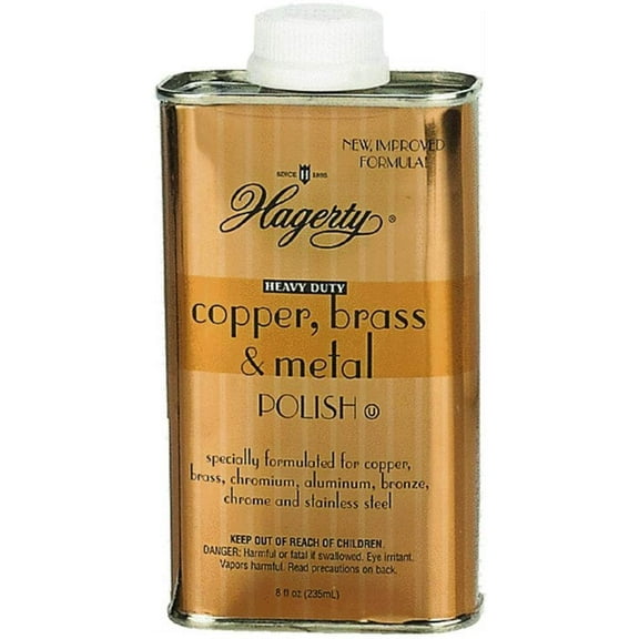 W.J. Hagerty & Sons 21080 Hagerty Heavy Duty Copper, Brass & Metal Polish, 8 oz