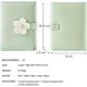 thumbnail image 2 of Cute Small Wallet For Girls Women Tri-folded Wallet Cash Pocket Flowers Pu Leather Print Card Holder Coin Purse With Id Window (green), 2 of 5