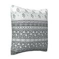 thumbnail image 2 of ZICANCN Vintage Ethnic Gray Aztec Throw Pillow Covers, Bed Couch Sofa Knit Decorative Pillow Covers for Living Room Farmhouse, 16"x16", 2 of 8