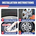 thumbnail image 7 of 4Pcs/Set 16" Hubcaps Wheel Rims Cover Fit for 2007-2012 Nissan Altima/2008-2009 Nissan Altima Coupe Compatible with Steel Wheels Bolt on Installation(16-inch,Chrome), 7 of 7